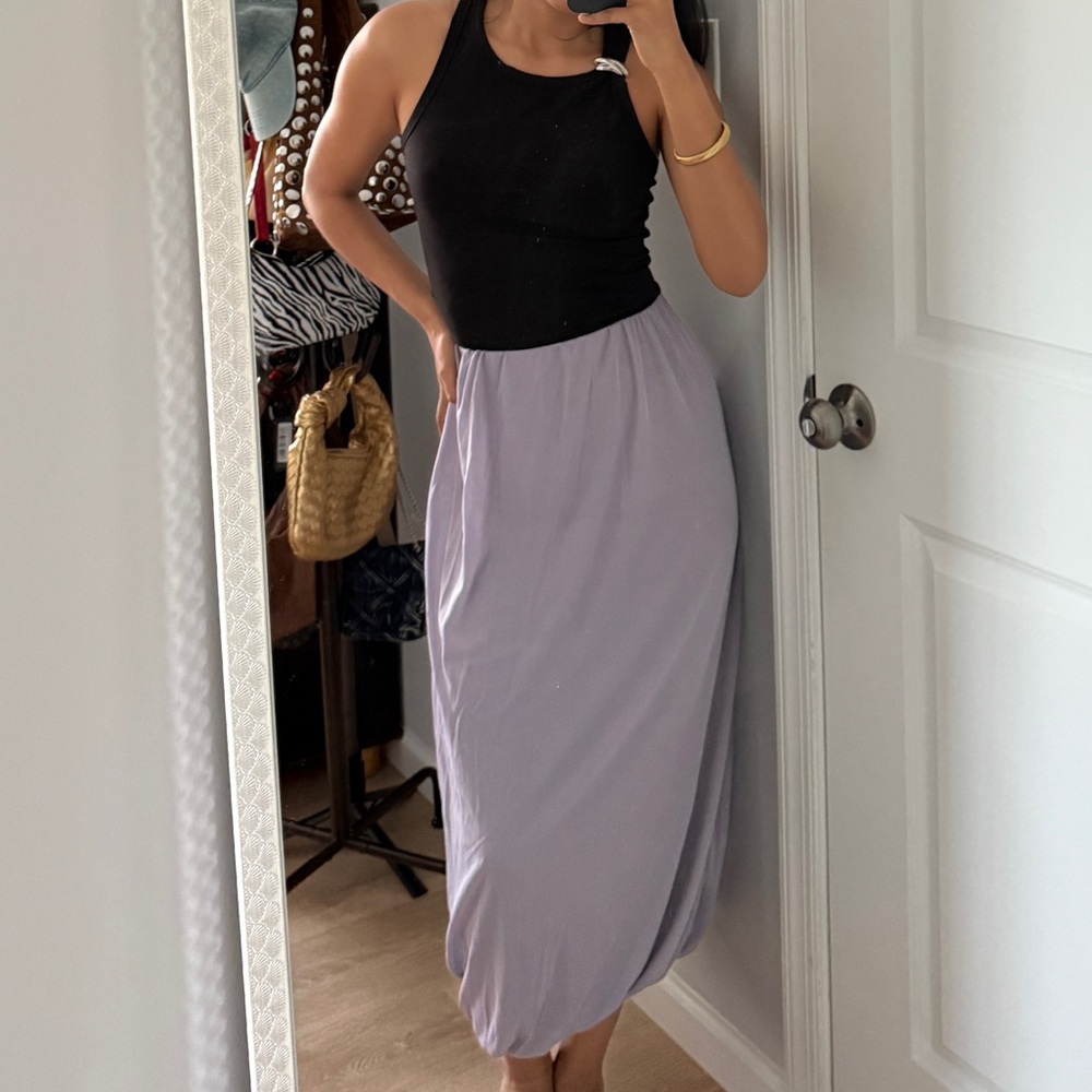 Zara Light Purple Maxi Skirt